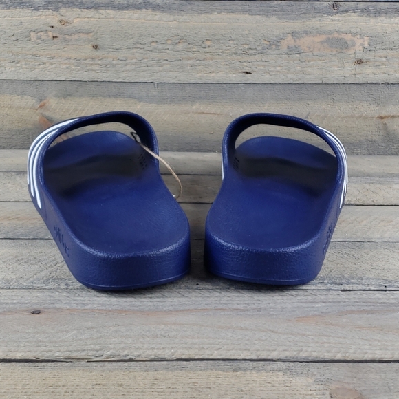 adidas Adilette Aqua Slides Sandals Blue/White - Picture 5 of 8